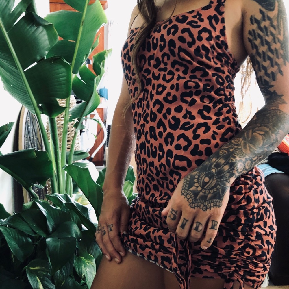 FAITHFULL THE BRAND NWT LEOPARD DRESS